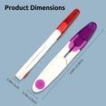 thumbnail image 3 of Lunfar 4PCS Compact 4 Inch U Shaped Portable Scissors with Protective Safety Cover for Yarn, Cross-Stitch, Thread, Sewing - Ideal for Craft, DIY, Stitch Trimming Snips, 3 of 5