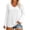 White, variant on Women's Long Sleeve V Neck T Shirt Soft Comfy Casual Sleep Pajama Top