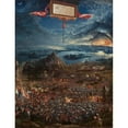 thumbnail image 3 of Albrecht Altdorfer 12x14 Black Modern Framed Museum Art Print Titled - The Battle of Alexander at Issus (1529), 3 of 5