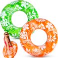 thumbnail image 1 of Tubos inflables para piscina ShinyRelief para adultos, 107 cm, 2 unidades, 1 of 6
