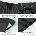 thumbnail image 6 of ASUDESIRE 5 Pack Men's Athletic Shorts Mesh Workout Gym Activewear Basketball Shorts 8" Inseam With Pockets, 6 of 7