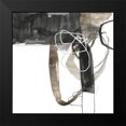 thumbnail image 2 of Goldberger, Jennifer 20x20 Black Modern Framed Museum Art Print Titled - Interlocked I, 2 of 5