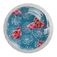 thumbnail image 1 of 4 Pcs Flamingo Knobs for Kitchen Cabinet Cupboard Dresser Bookcase Drawer Pulls Handles Round Home Decor, 1 of 5
