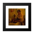 thumbnail image 2 of Germán Gedovius 12x12 Black Modern Framed Museum Art Print Titled - Woman from Tehuantepec (circa 1917), 2 of 5