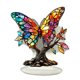 thumbnail image 1 of Escultura acrílica de estatua de de mariposa, decorativa, coleccionables, adorno de escritorio, estatuilla de mariposa para estudio de granja, 1 of 9