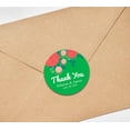 thumbnail image 3 of Darling Souvenir Personalized Bride Groom Names And Date Envelope Seals Round 45 Pcs Rose Floral Thank You Stickers-Turquoise, 3 of 4