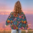 thumbnail image 4 of Odeerbi Kids Girls Christmas Crewneck Sweatshirts Fall Winter Pullover Sweatshirt Christmas Printed Long Sleeve Sweatshirt Kids Clothes Dark Blue, 4 of 8