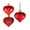 A, variant on QianGlow 12pcs Valentine's Day Heart Shaped Ornaments 1.77in, Hanging Decorations for Wedding Party, Valentine's Day Party Decor,A