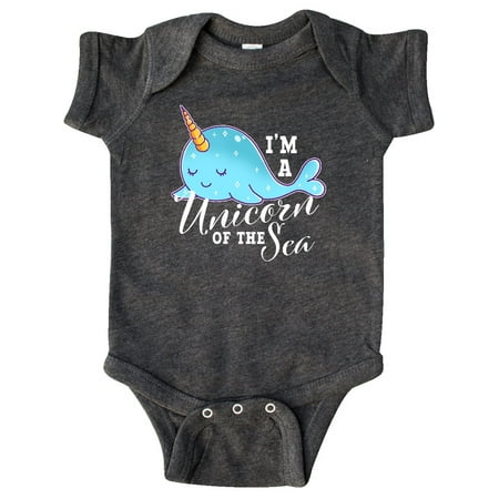 

Inktastic Cute Narwhal I m a Unicorn of The Sea Gift Baby Girl Bodysuit