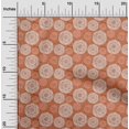 thumbnail image 1 of oneOone Organic Cotton Poplin Twill Fabric Circle Block Printed Craft Fabric BTY 42 Inch Wide, 1 of 4
