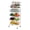 White, variant on Fruit Vegetable Basket, 5-Tier Adjustable Rolling Pantry Kitchen Cart on Wheels, Metal Wire Storage Basket Cart for Fruit, Potato, Onion, Vegetable, Snack, Produce
