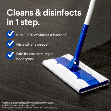 CLOROX SCENTIVA DISINFECTING WET MOP PADS, LAVENDER & JASMINE, 48 WET REFILLS, PACK OF 2