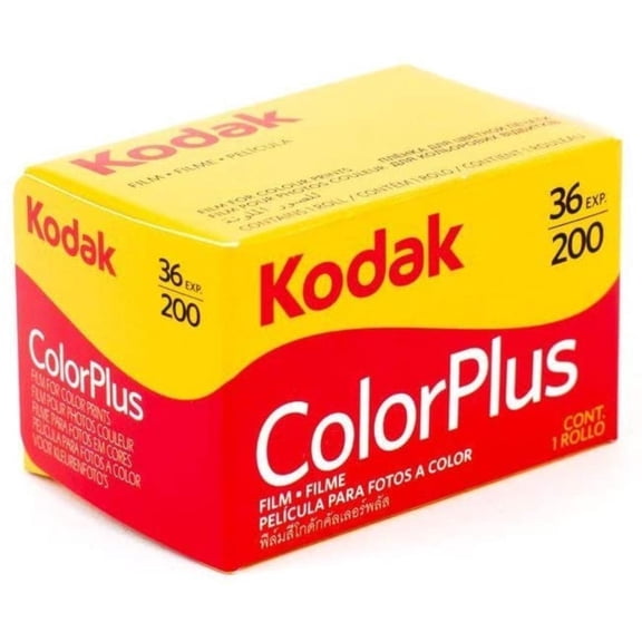 Kodak Color Plus 200 Negative Film, 36 Exposures, 135 format, 36 Pack