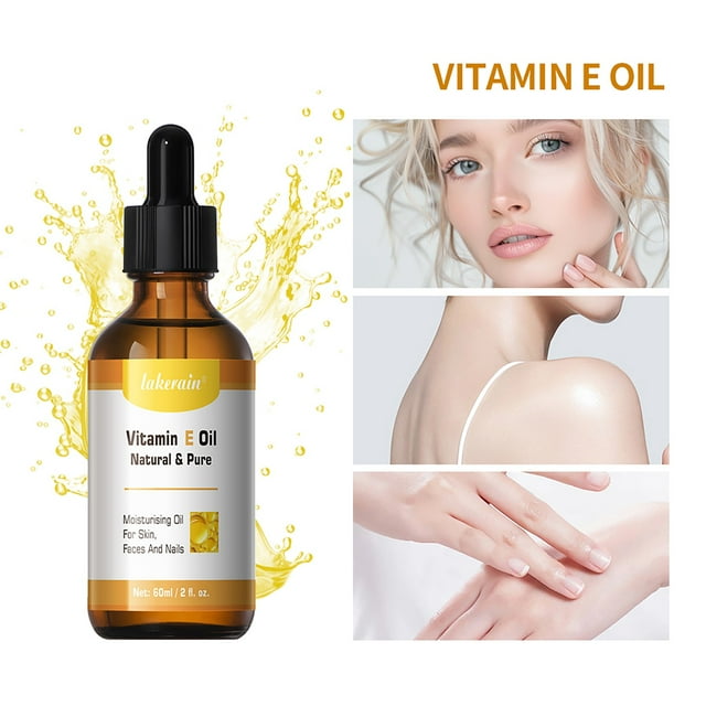 Aceite de Masaje Facial con Vitamina E (60 Ml) | Nutritivo E Hidratante | Antioxidante | Suave y Agradable para La Piel | Efecto Masaje | Incluye 1 Aceite de Masaje