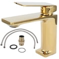 thumbnail image 1 of Oubit Water Tap,Golden Washbasin Faucet Single Lavatory Faucet Copper Water Tap Multi-Functional, 1 of 9