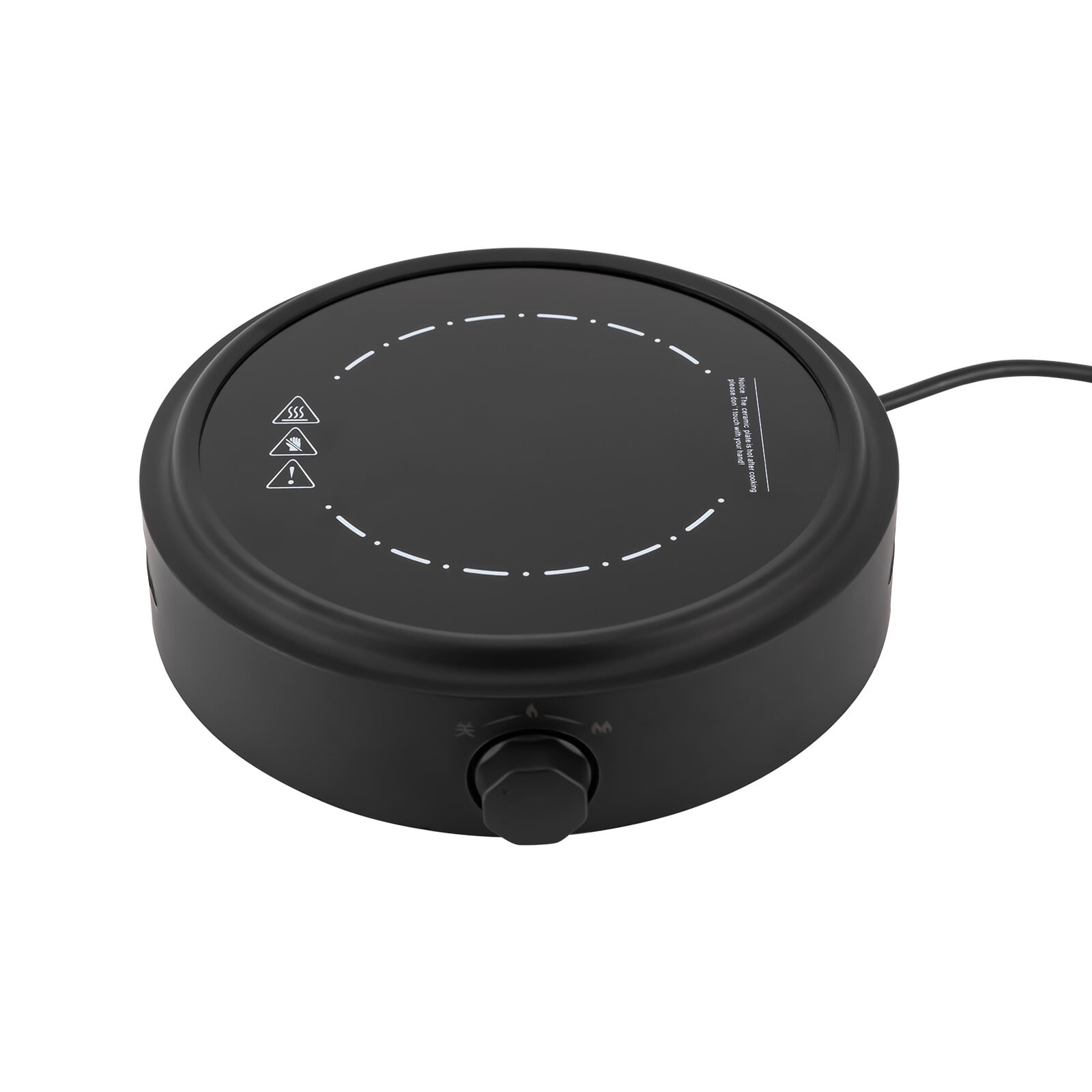 700W Electric Mini Stove with 2 Gears  Single Countertop Burner Stove for Boiling Water, Making Tea and Coffee