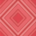 thumbnail image 1 of Ahgly Company Machine Washable Indoor Square Transitional Red Area Rugs, 6' Square, 1 of 7