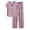 Purple, variant on HAOTAGS Womens Sexy Pajama Sets,Loose Short Sleeve 2 Pieces Round Neck Pj Lounge Sets Sleepwear Black XL