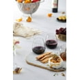 thumbnail image 4 of JoyJolt Black Swan Colored Stemless Red Wine Glasses Gift Set, Set of 4, 4 of 5
