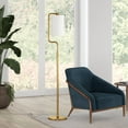 thumbnail image 5 of Evelyn&Zoe 11" Brushed Nickel Finish Metal/Fabric Floor Lamp, 5 of 5