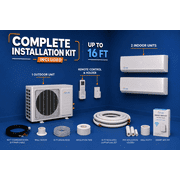 Senville 18000 BTU Mini Split Air Conditioner Heat Pump Dual Zone WiFi Inverter