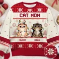 thumbnail image 3 of Suéter navideño feo con dibujos de gatos 2024, suéter navideño con impresión 3D, regalo de Papá Noel, sudadera 3D para hombre, otoño e invierno, 3 of 5