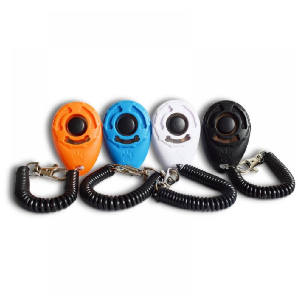 Pet Training Clicker with Wrist Strap Pet Dog Training Clickers Pet Ellipse Clicker Training