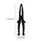 thumbnail image 5 of Toystoory Pinza flotante para peces, soporte para controlador de agarre, pinza de bloqueo, hebilla, alicates de pesca, herramientas de Control, Pescar Negro, 5 of 6