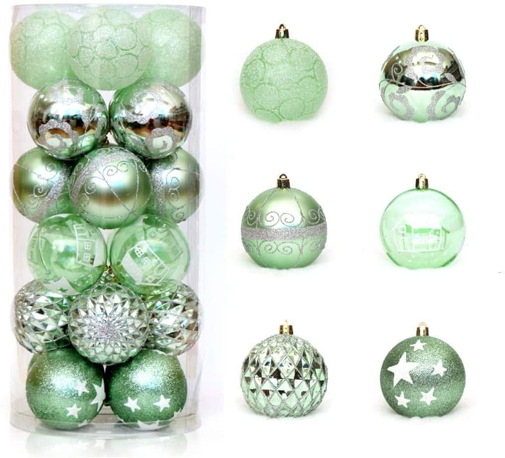 6cm by Christmas Direct Set of Nine Gold Christmas Tree Baubles