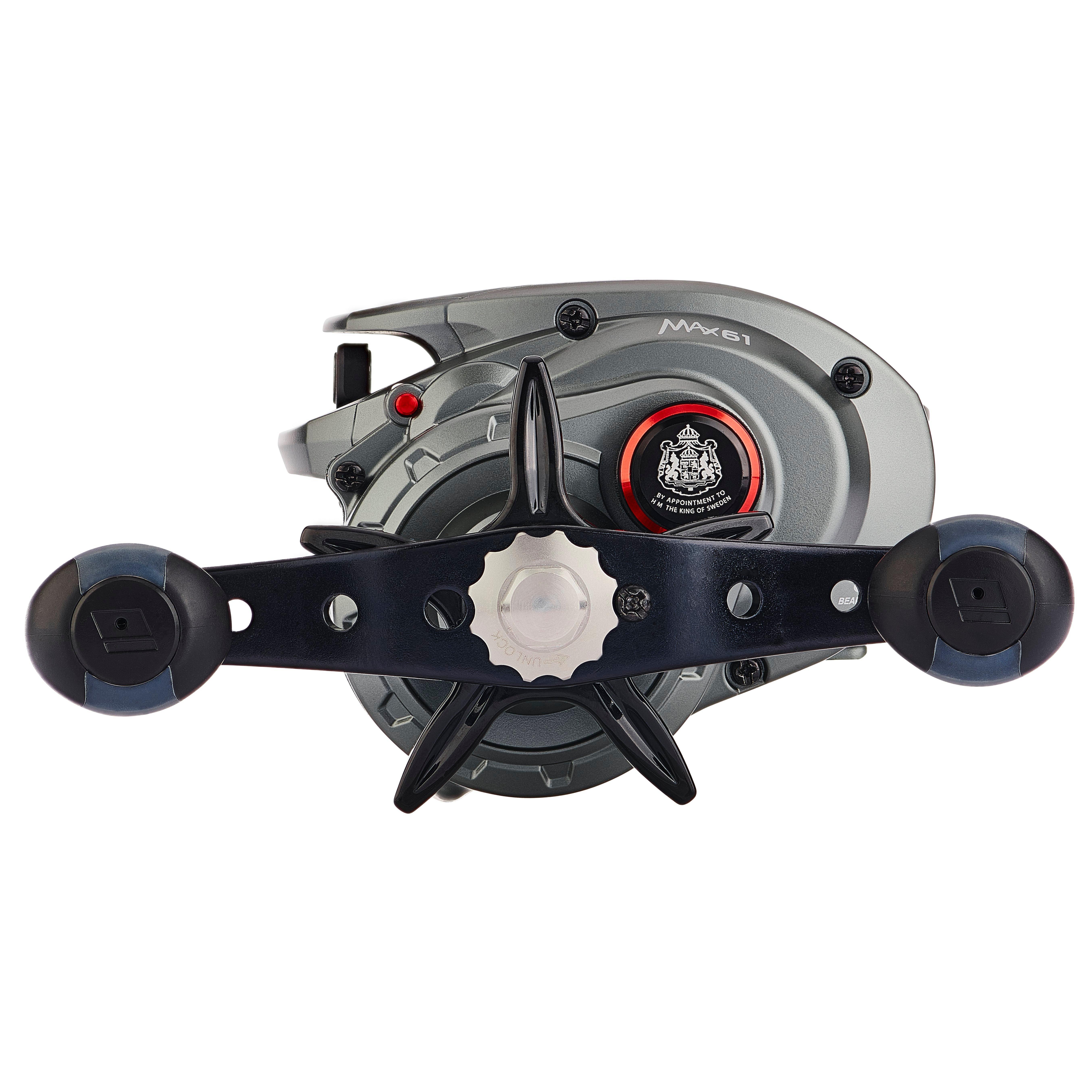 Abu Garcia Max 4 Low Profile Reel, 60LP Size Fishing Reel, Left Hand