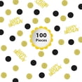 thumbnail image 3 of Happy Birthday Party Confetti for Table Glitter Black and Gold Birthday Table Confetti,Sprinkling Scatter Circle Dots Birthday Confetti Paper for Birthday Party Table Confetti Decoratio, 3 of 4