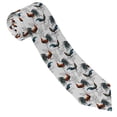 thumbnail image 3 of Balery Cool Chicken Corbata Clásica de Seda para Hombre, Corbata Tejida Jacquard, Corbatas Formales para Negocios y Bodas, 3 of 7