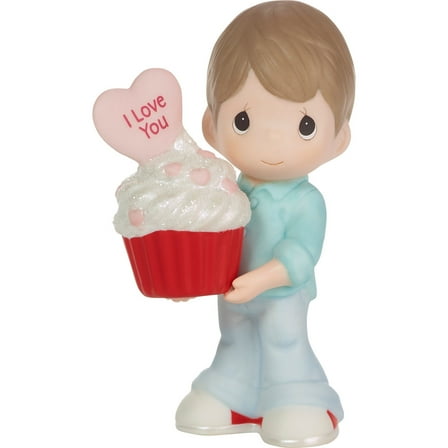 Precious Moments You Bake Me Happy Brunette Boy Figurine, 1 Each