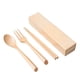 thumbnail image 1 of Portable Chopsticks Spoon Fork Set with Case Made of Timber for Kitchen Use Lightweight and, 1 of 3