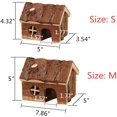 thumbnail image 2 of Hut et Cheminée Petit Animal Caché dans une Cage de Hamster Nain, 2 of 4