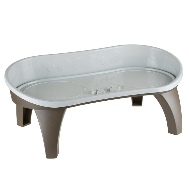 Oval dog bowl sales