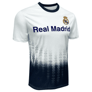 Icon Sports Real Madrid White/Navy Polyester Jersey, Adult S-XL