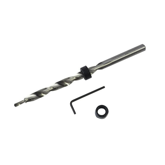 LOLIPPYY Woodworking Countersink Drill Bit Set with Black Sawdust Discharge, 1 Set for