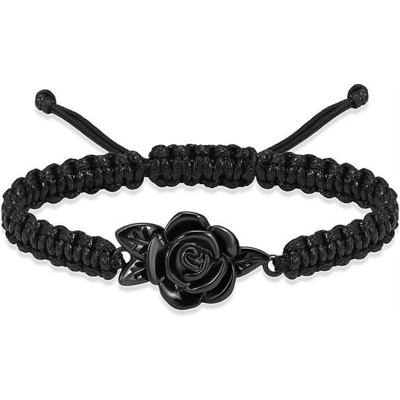 Flower Urn Bracelet for Ashes for Women Cremation Jewelry for Ashes Adjustable Keepsake Memorial Bracelet Urn Bangle Ashes Holder
