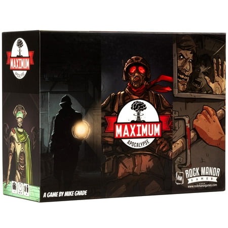 Rock Manor Games: Maximum Apocalypse - Survival Board Game, Modern Fantasy, Co-Op Roguelike Adventure, Campaigns & Missions, Ages 14+, 1-6 Players