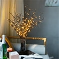 thumbnail image 5 of LED Branch Light Battery Operated Lighted Decorative Willow Twig Lighted Branch Little Twig Power Brown 30 Inch 20 LED for Home Romantic Decoration, Christmas Holiday Party Decor, [1 Pack], 5 of 8