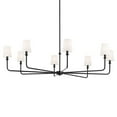 thumbnail image 5 of 52521BK Kichler Lighting Pallas - 8 Light Chandelier-16.75 Inches Tall and 52 Inches Wide-Black Finish, 5 of 10
