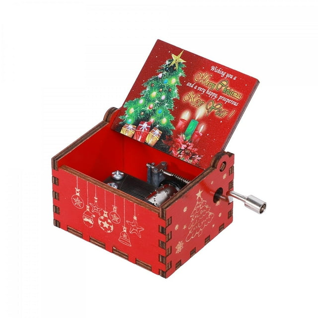 BELOVING Merry Christmas Music Box Compact Desk for Office Birthday Gift Celebrations Style F