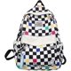 thumbnail image 1 of Checkered Backpack Gingham School Bags Back to School Supplies for Students (Multicolor), 1 of 5