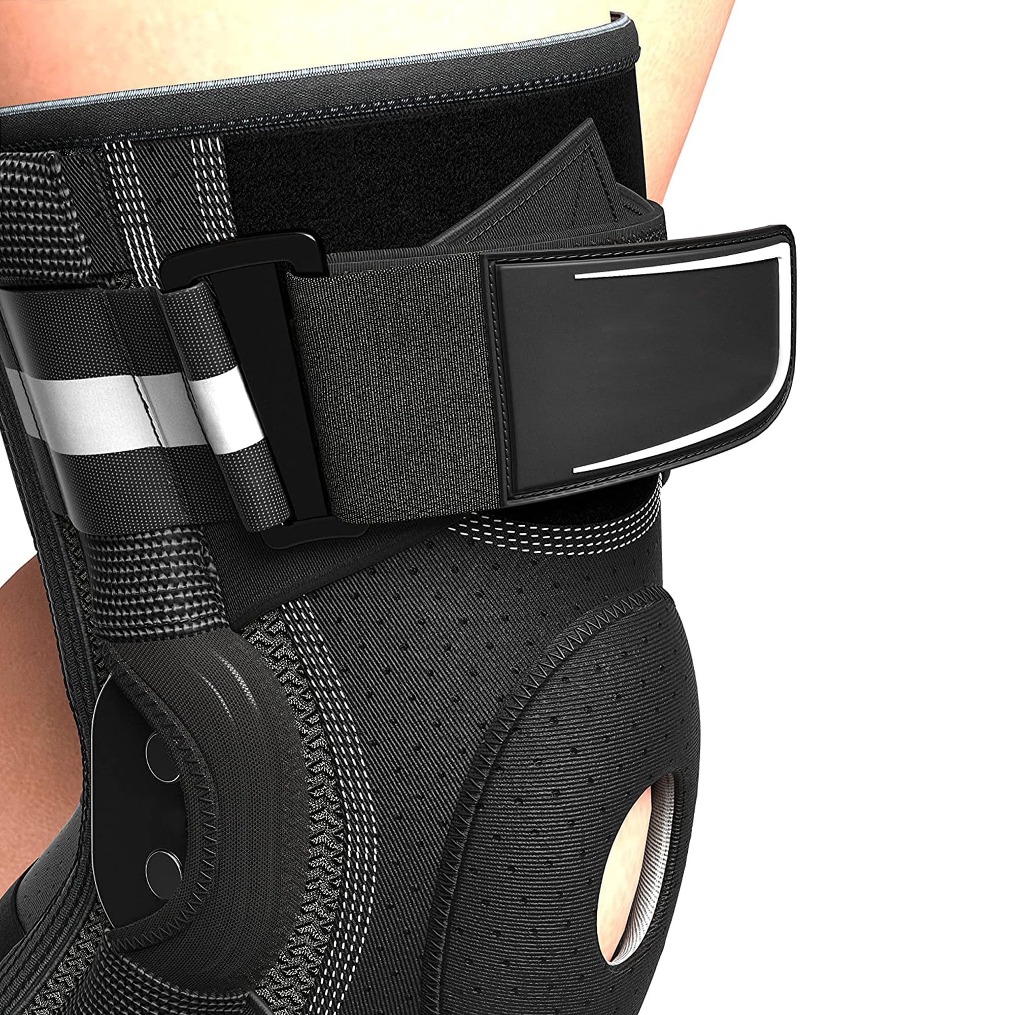 Daretodo Hinged Knee Brace for Men Women,Knee Brace for Men,Knee Brace for Women,for Post-Op Recovery and Injury Rehabilitation, Meniscus Tear, ACL, PCL(2XL)