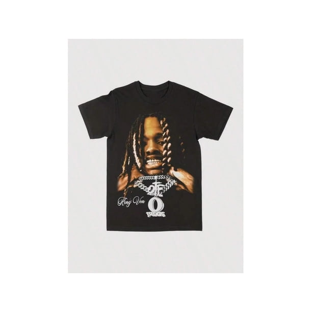 KingVon Vintage Graphic Cotton Tee For Men Featuring Bold Love Design and Comfortable Round Neck Street Style Short Sleeve Shirt in Classic Black