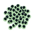 thumbnail image 5 of BESTSKY Glow in The Dark Eyes Googly Wiggle Eyes Sticker Stick on Round Moving Eyes Self 10mm 100pcs, 5 of 7