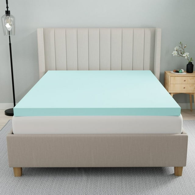 Dream Serenity® 2.75-inch Gel-Infused Memory Foam Mattress Topper - Q