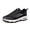 black and white, variant on FENLERN Men's Shoes Arch Support Golf Shoes, Medium Round Toe, Black, Black, 10.5 US Men