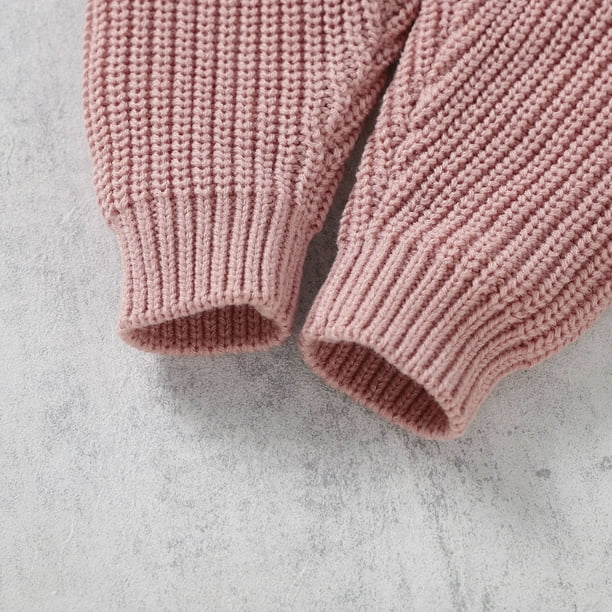 Hfolob Girl's Piece Outfits Kids Baby Boys Color Block Knit